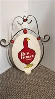21 inch tall double sided red goose shoe sign