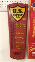 US supply thermometer missing glass