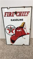 1945 Texaco Fire Chief pump sign