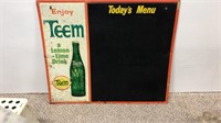 Teen menu board