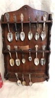 7 ounces of sterling silver spoons in the rack