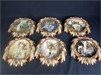 6 Native American Style Collector Plates