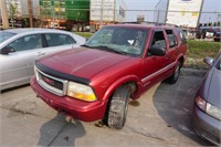 2000 Red GMC Jimmy