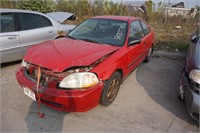 1996 Red Honda Civic