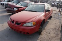 2001 Red Pontiac Grand Am