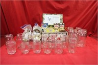 Canning Jars, Lids & Rings - Various Sizes