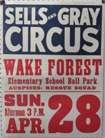 Sells and Gray Circus Wake Forrest NC