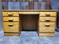 Wooden Desk 5' W X 2'5" D X 2'6" H