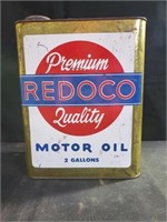 2 Gallon REDOCO Motor Oil Can