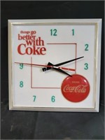 Coca-Cola Clock 16" X 16"