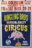 Ringling Bros Barnum & Bailey Circus Poster NC