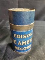 Edison Blue Amber Record