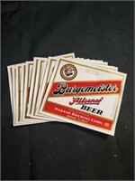 10 Burgemeisters Pilsner Beer Labels