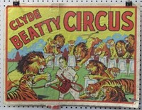 Clyde Beatty Circus Rare Lion Tamer Graphics