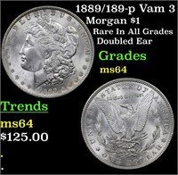 1889/189-p Vam 3 Morgan $1 Grades Choice Unc