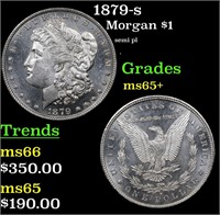 1879-s Morgan $1 Grades GEM+ Unc