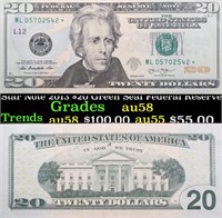 ***Star Note 2013 $20 Green Seal Federal Reserve N
