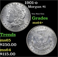 1901-o Morgan $1 Grades Choice+ Unc