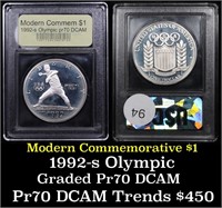 Proof ***Auction Highlight*** 1992-S Olympic Moder