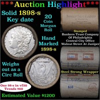 ***Auction Highlight*** Full solid Key date 1898-s