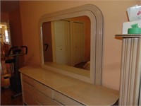 9-Drawer Wooden Dresser with Mirror (80 x 19 x 30)