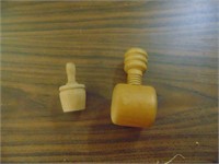 Antique Wooden Nutcracker / Small Wooden Press