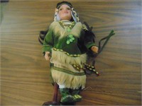 Large Porcelain Indigenous doll