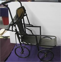 antique doll buggy  22" high
