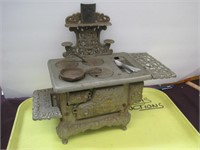 Cast iron Eagle toy stove