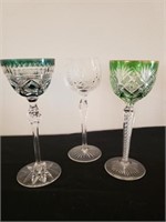 Crystal glasses