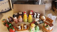 14 sets of salt and pepper shakers