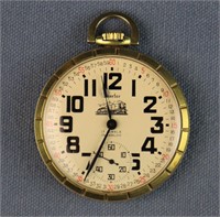 Winton/ Charter Railroad Theme 17J Pocket Watch