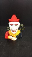 Clown Cast Iron Bank
