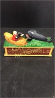 Jonah and the Whale Cast Iron Bank