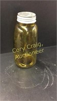 Amber Yellow Mason Jar