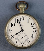 Large Swiss Pocket Watch or Automobile Clock, Reid