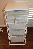 Elfa Storage shelves/rack with drawers