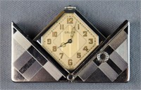 Gruen Art Deco Carre Travel Pocket Watch- Running