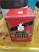 Eight O' Clock Coffee Tin