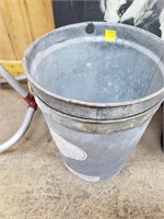 2 Galvanized Syrup Buckets