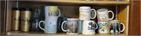 2nd row in kitchen cupboard - coffee mugs,
