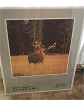 Unframed print - Rocky mountain Elk foundation -