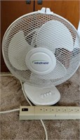 Windmere fan with power strip