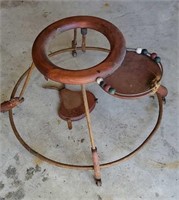 Early wooden baby walker -
Seat needs new