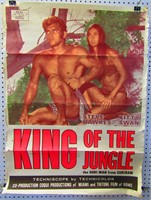 1969 Steve Hawkes King of the Jungle Poster