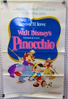 1978 Walt Disney Pinocchio Movie Poster