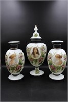 3 Piece Vase & urn set