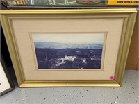 VINTAGE LARGE LOCAL FRAMED TOWN OF GREENEVILLE PIC