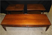 2 end tables and a coffee table