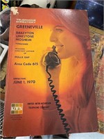 AWESOME GREENEVILLE, TN 1970 VINTAGE PHONE BOOK